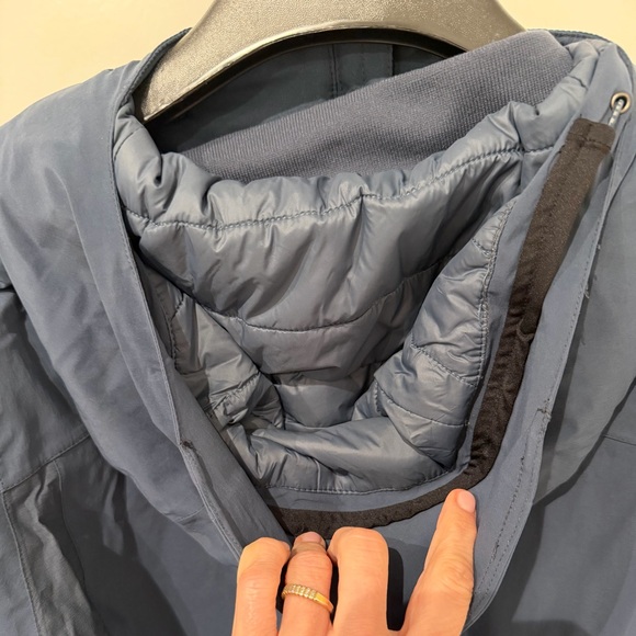 KUHL  Kopenhagen Insulated Trench Coat - Women's L Navy worn 1x - Picture 9 of 11